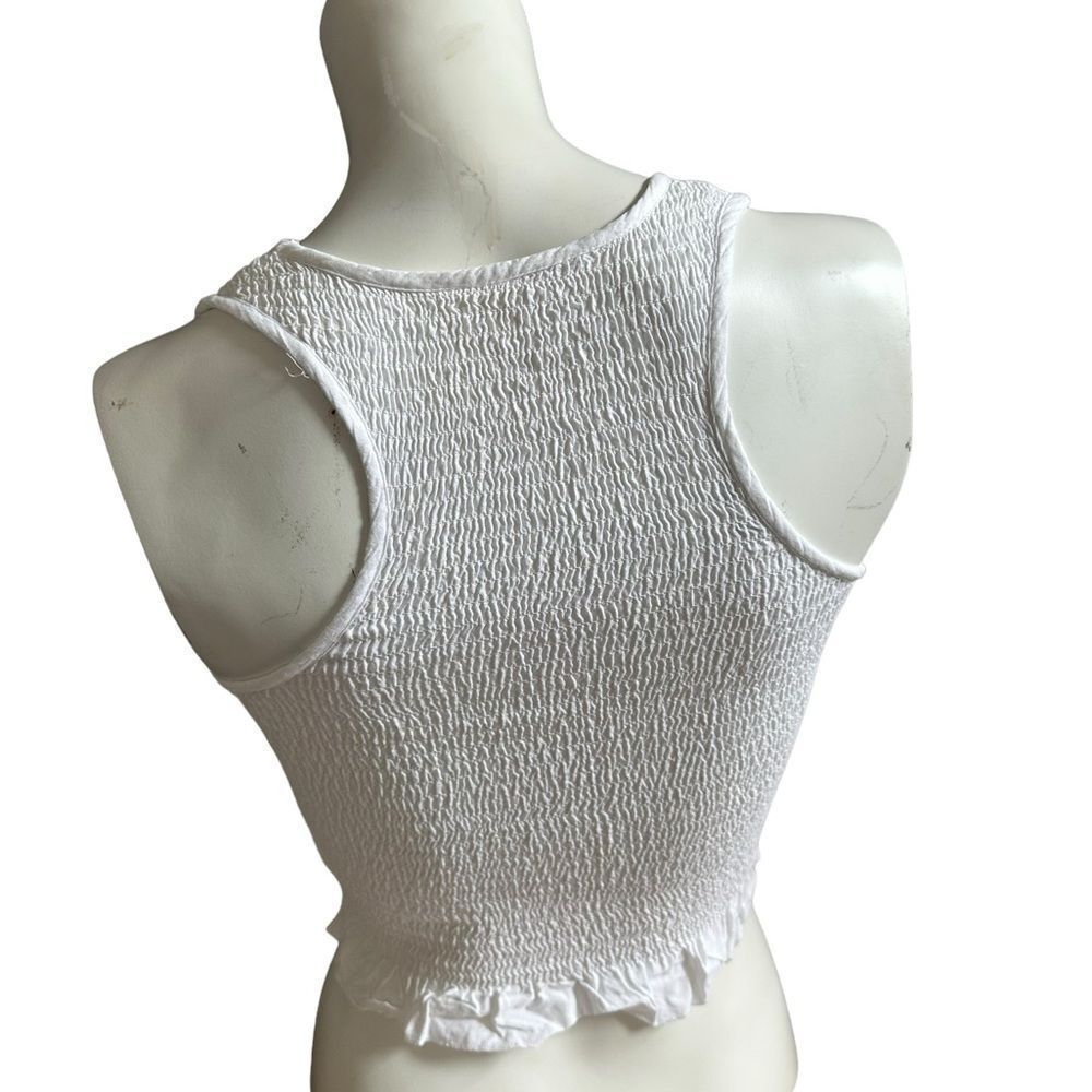 Vintage Ruched Scallop Edge Tank - Picture 3 of 4